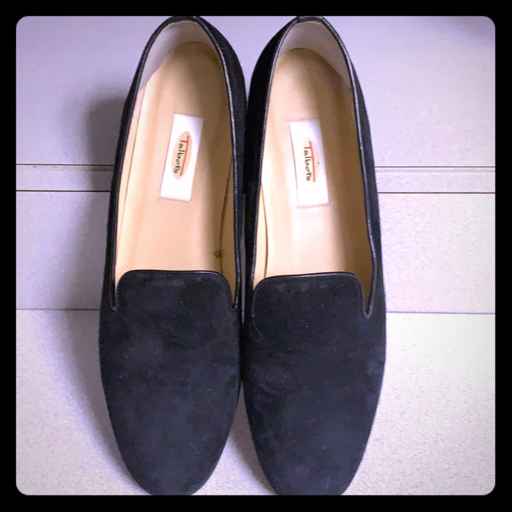 Talbots Black Suede Flats